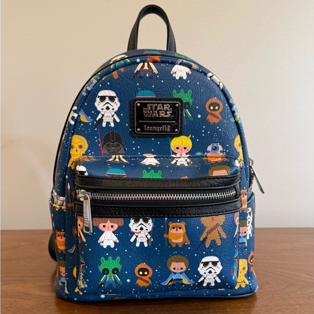 Star Wars Loungefly Chibi characters mini backpack